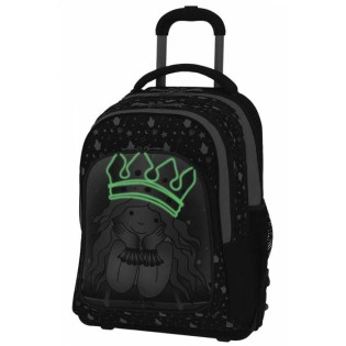  POLO Σχολική Τσάντα Τρόλεϊ Troller Glow Princess (901-251-72)  